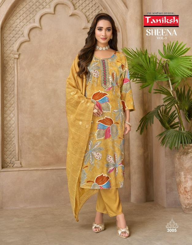 Taniksh sheena vol 3 kurti wholesale rate